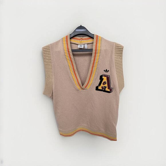 Limited Edition adidas 50yr Anniversary Embroidered V Neck Collegiate Vest Men S - Picture 1 of 5